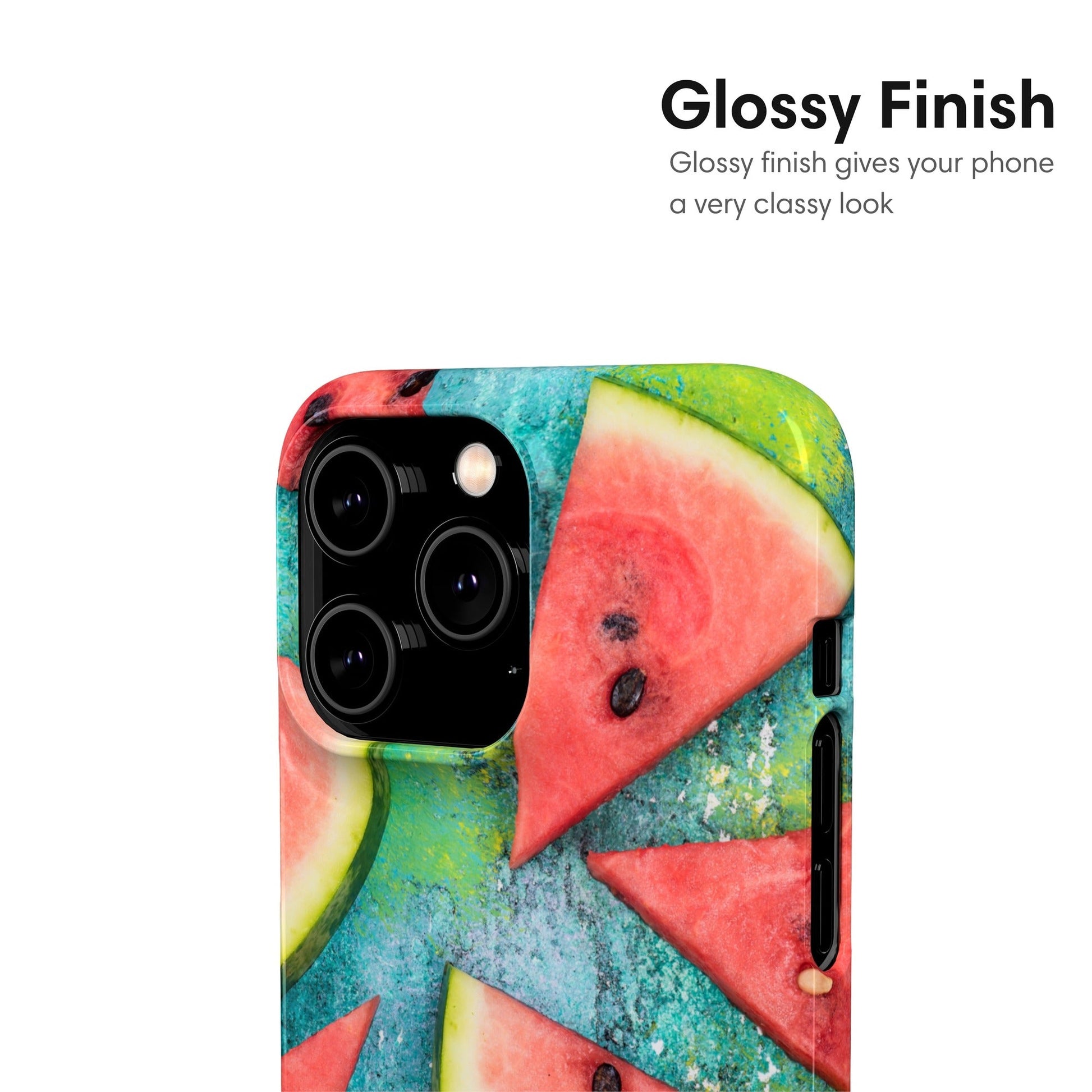 Watermelon in Water Snap Case glossy