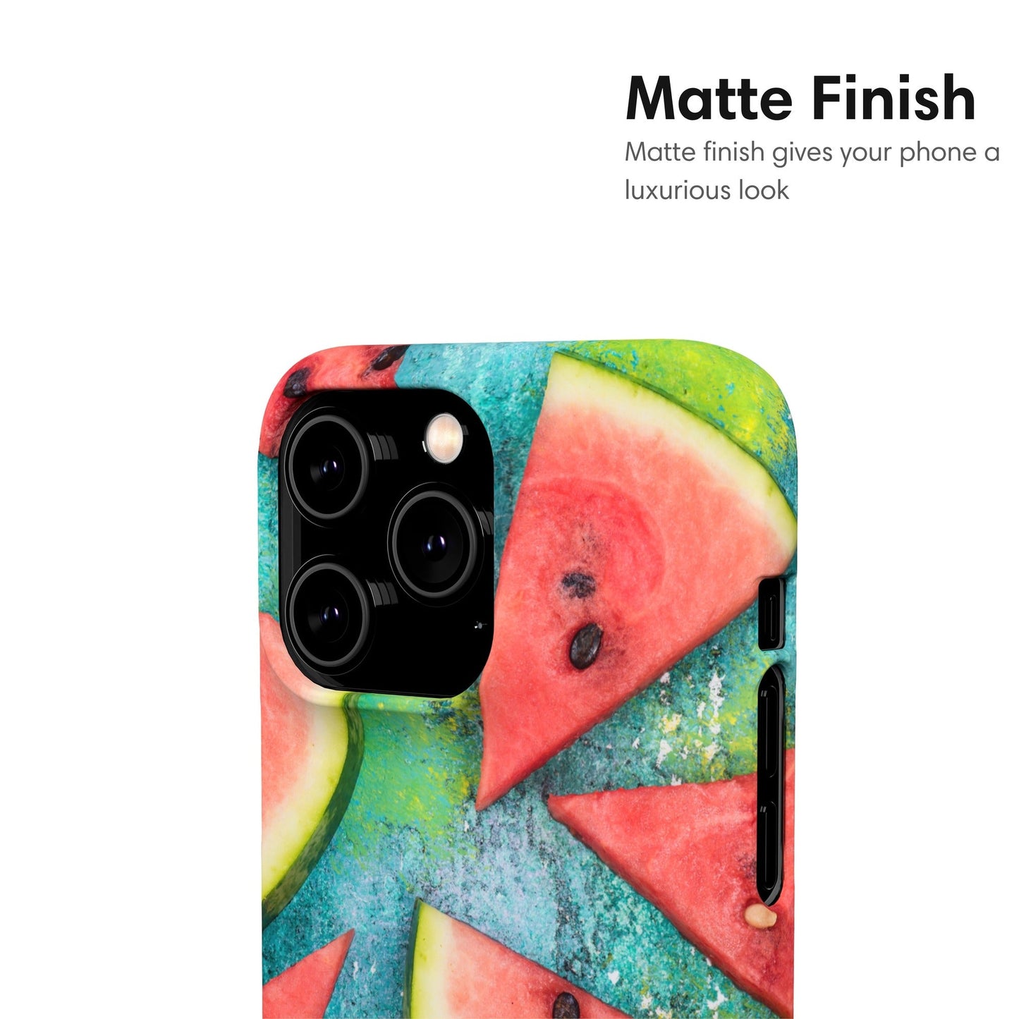 Watermelon in Water Snap Case matte