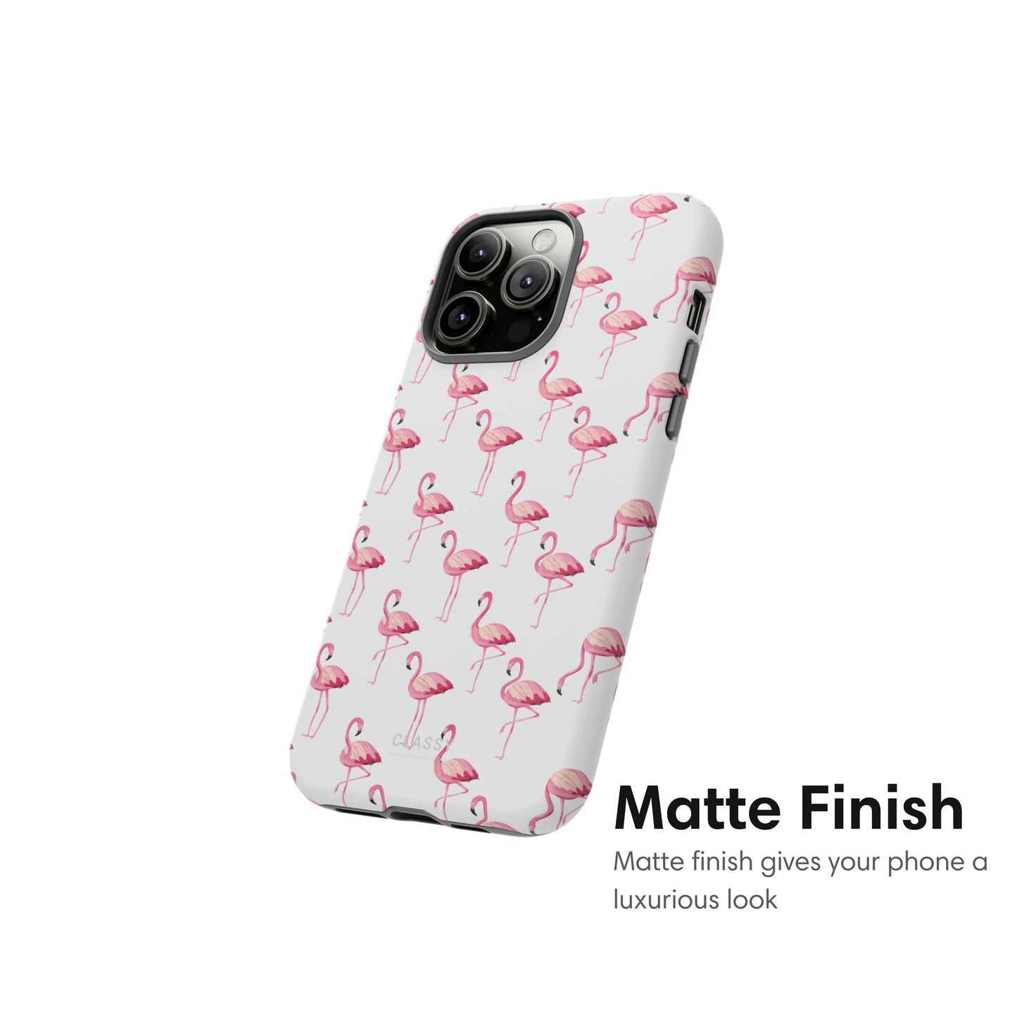 White Flamingo Tough Case matte