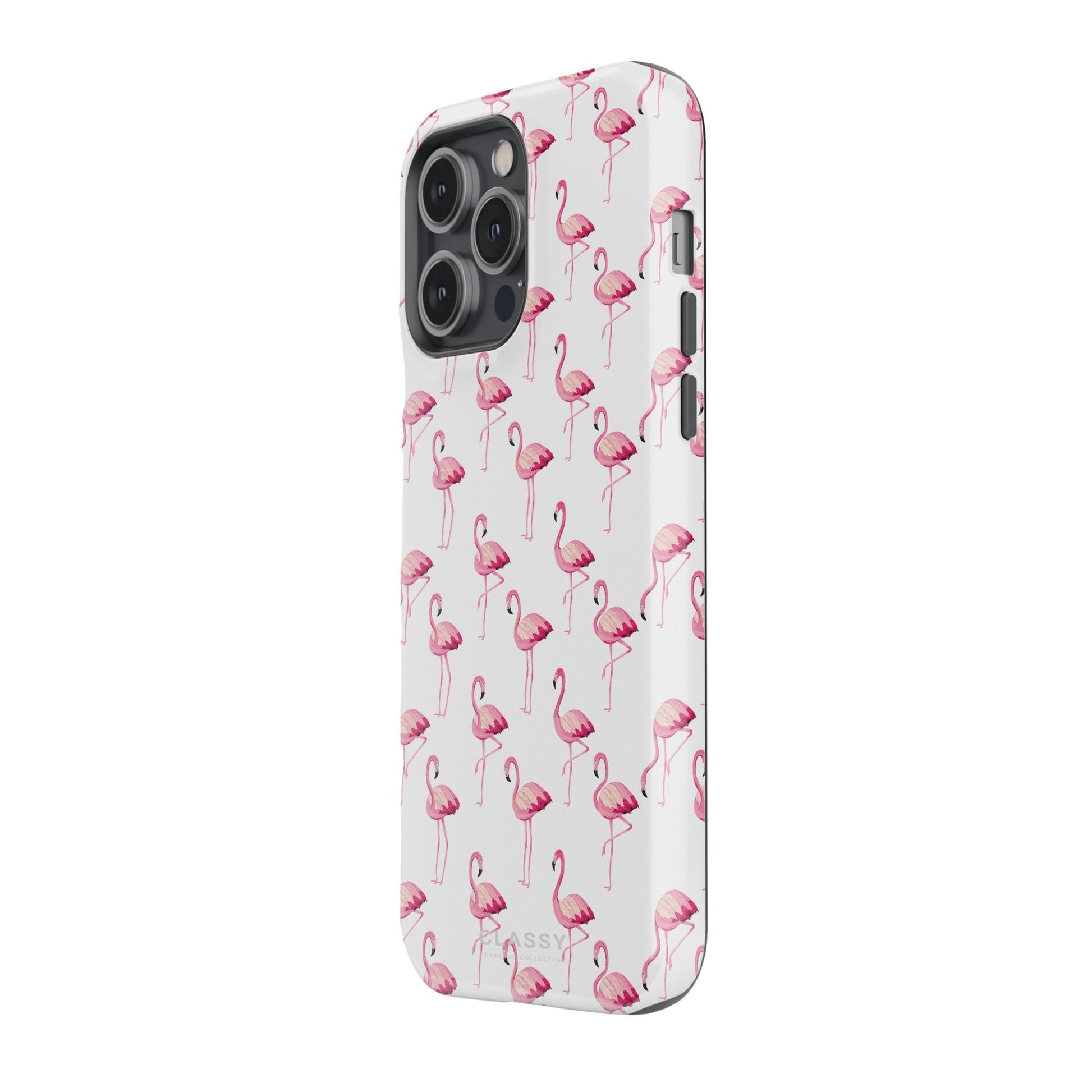 White Flamingo Tough Case side