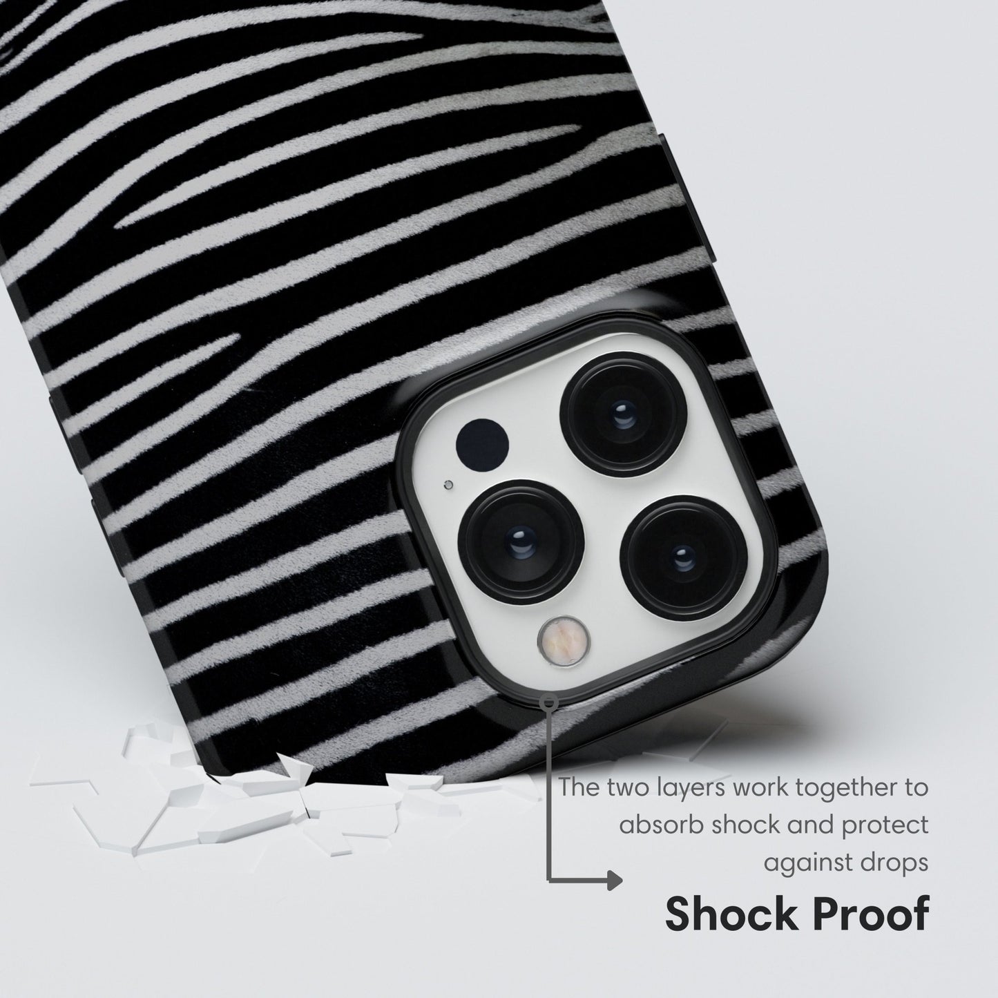 Zebra Stripes Pattern Tough Case shockproof