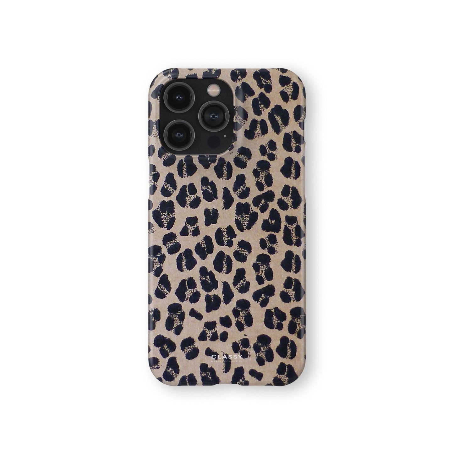 animal print snap case front