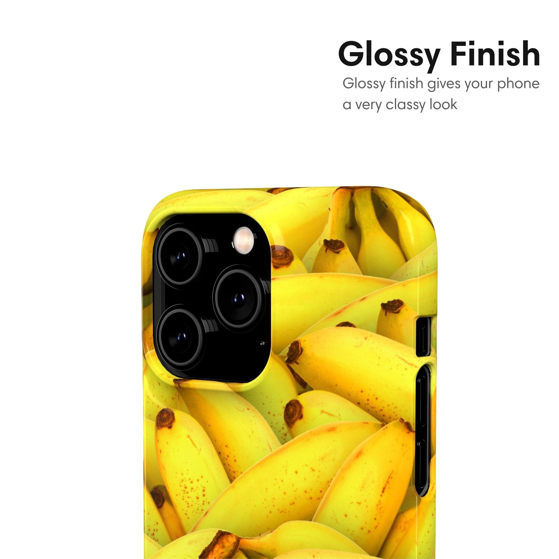 Bananas Snap Case - Classy Cases - Phone Case - iPhone 17 - Glossy - 