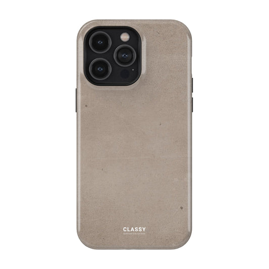 Beige Elegant Tough Case - Classy Cases - Phone Case - iPhone 17 - Glossy - 
