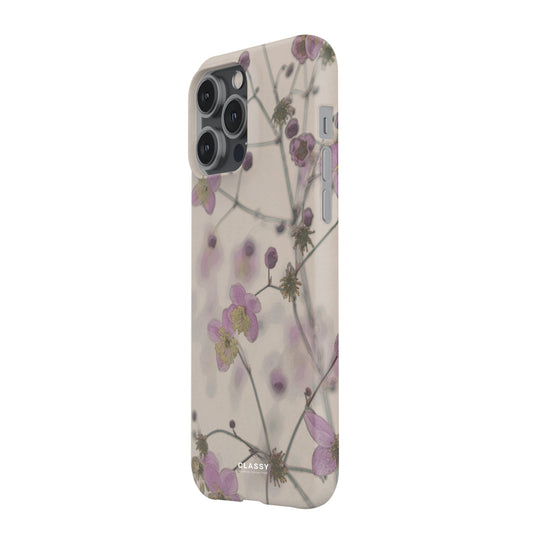 Beige Flowers Snap Case - Classy Cases - Phone Case - iPhone 17 - Glossy - 