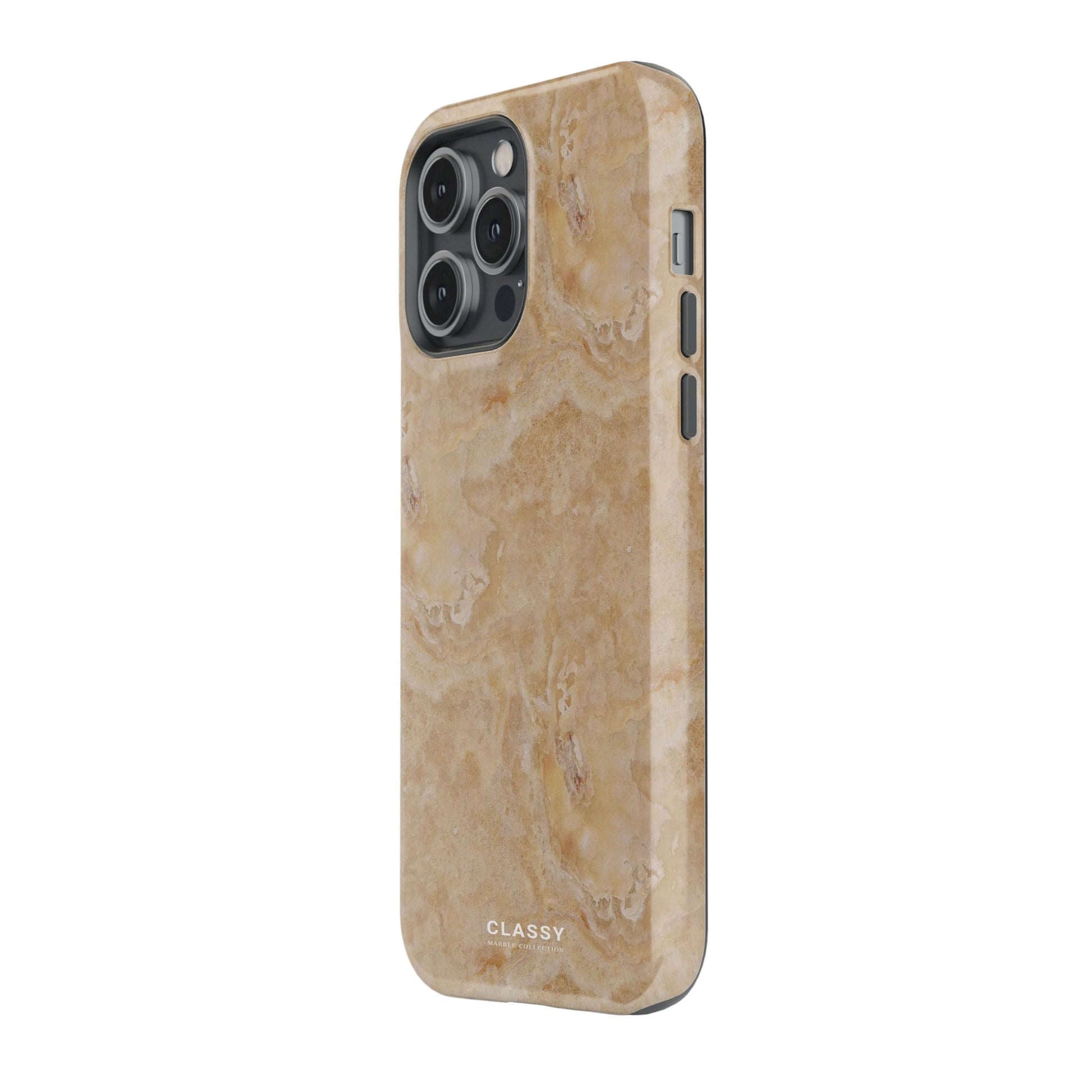 Beige Marble Tough Case - Classy Cases - Phone Case - iPhone 17 - Glossy - 