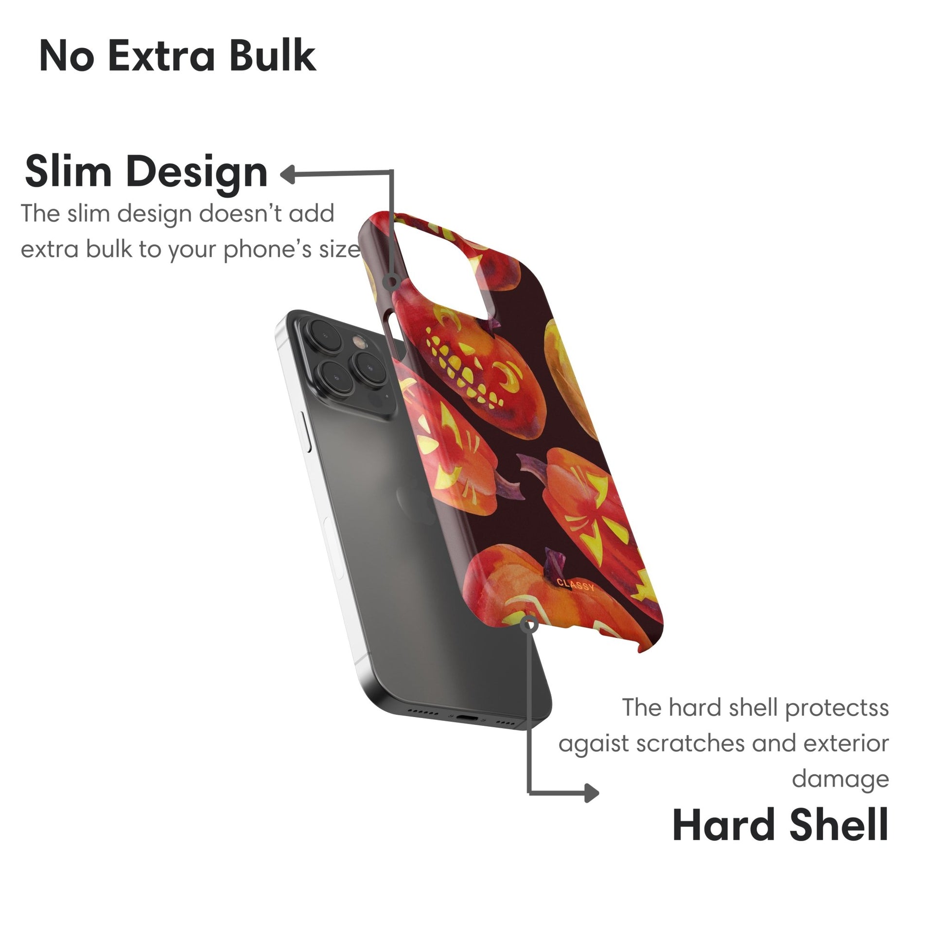 Big Pumpkins Snap Case - Classy Cases - Phone Case - iPhone 17 - Glossy - 