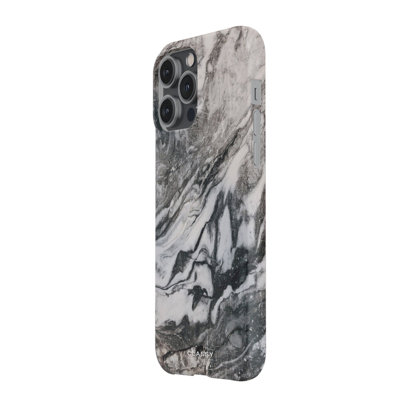 Black and White Marble Snap Case - Classy Cases - Phone Case - iPhone 17 - Glossy - 