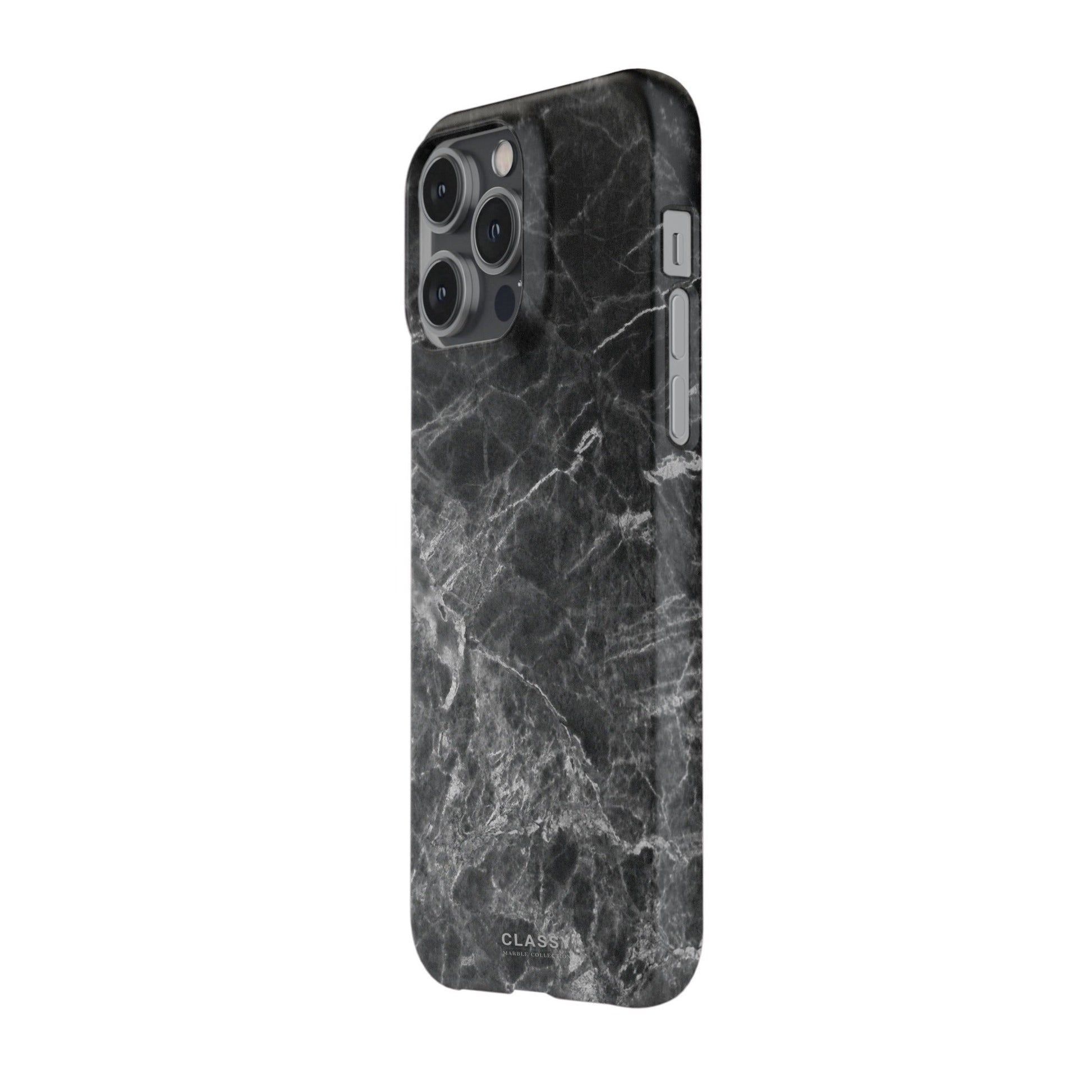 Black Marble Snap Case - Classy Cases - Phone Case - iPhone 14 - Glossy - 