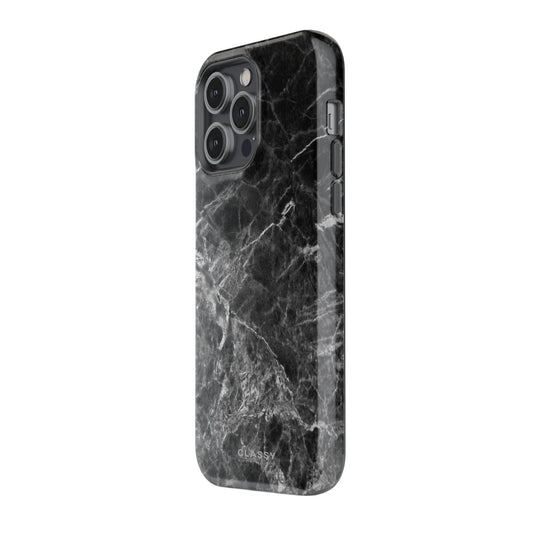 Black Marble Tough Case - Classy Cases - Phone Case - iPhone 17 - Glossy - 