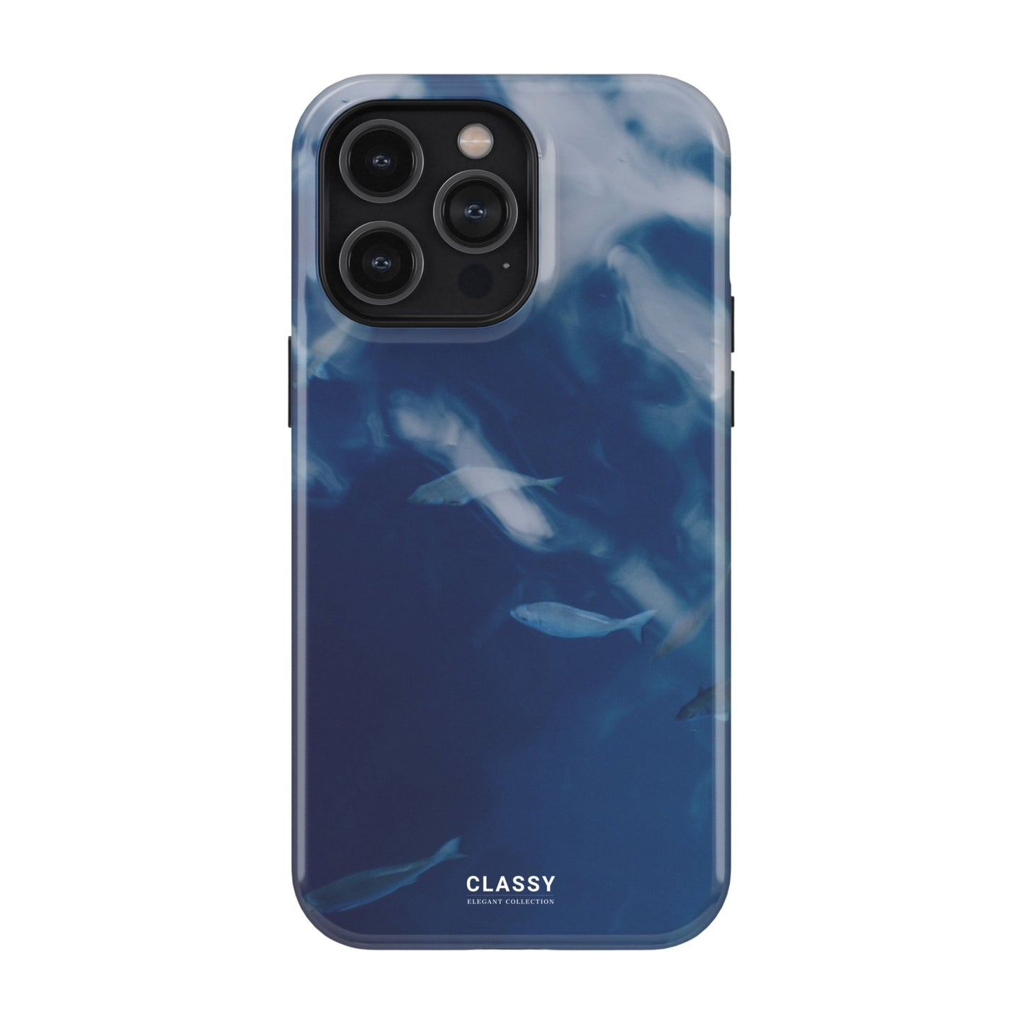Blue Elegant Ocean Tough Case - Classy Cases - Phone Case - iPhone 17 - Glossy - 