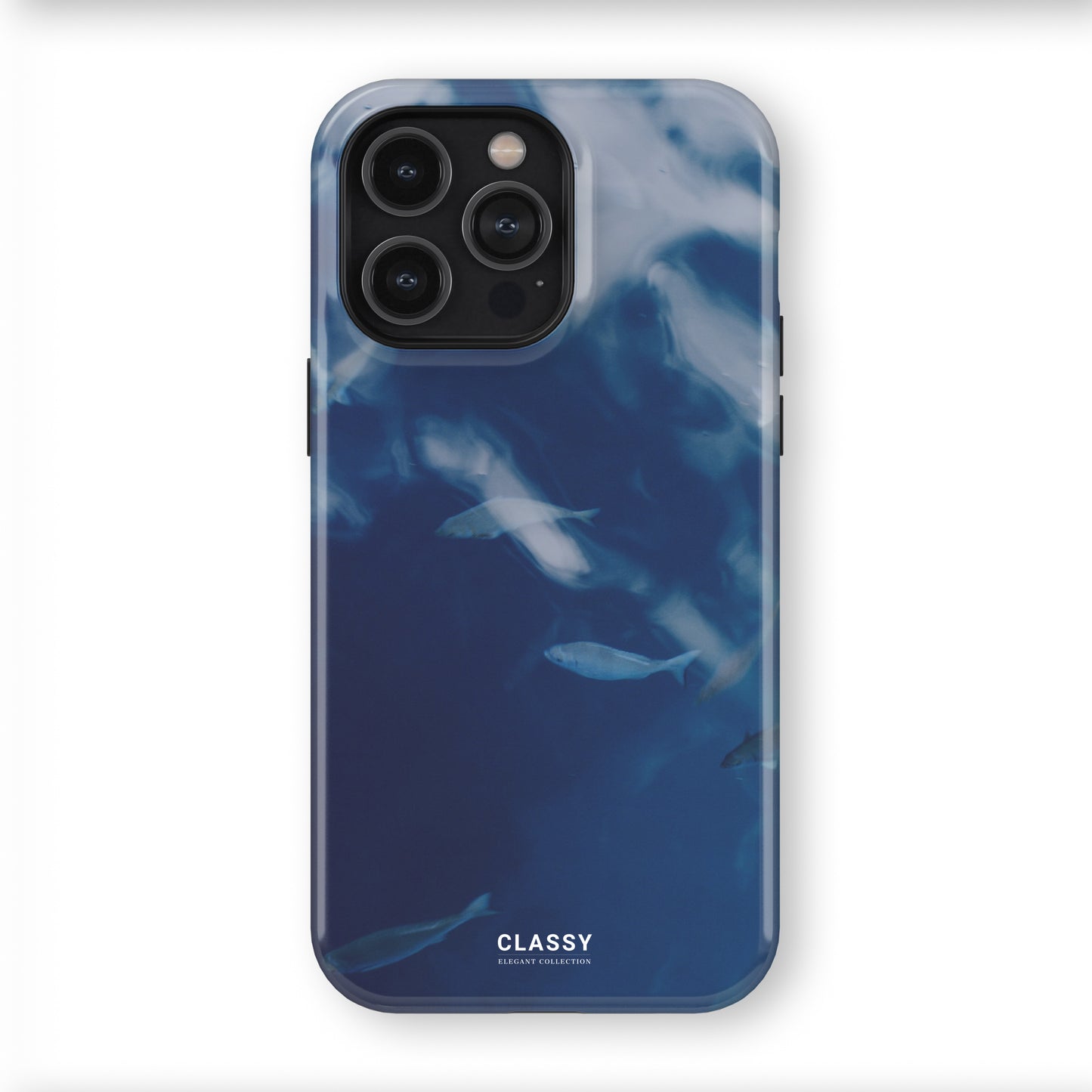 Blue Elegant Ocean Tough Case front