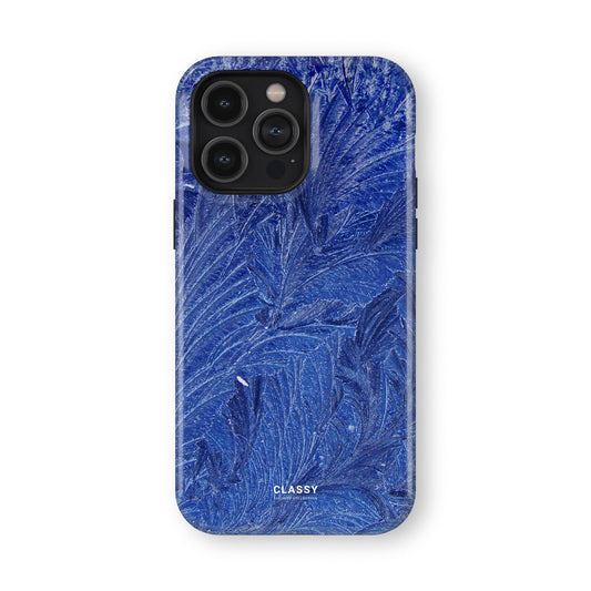 Blue Leaves Tough Case - Classy Cases - Phone Case - Compatible with iPhone 17 - Glossy - 