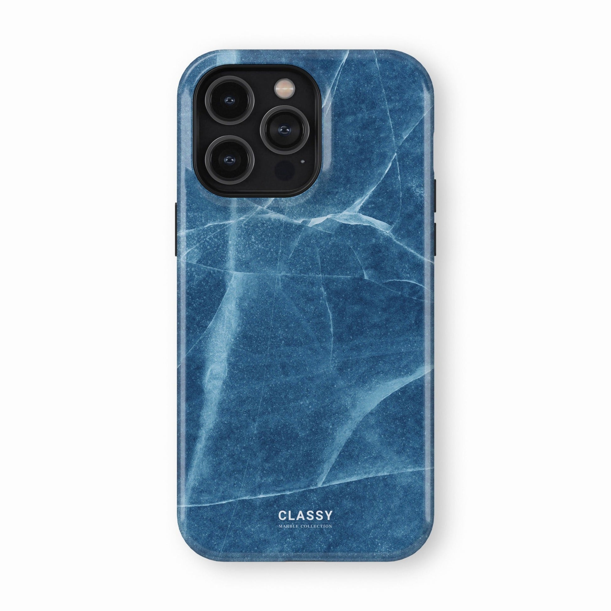 Blue Marble Tough Case - Classy Cases - Phone Case - iPhone 15 - Glossy - 