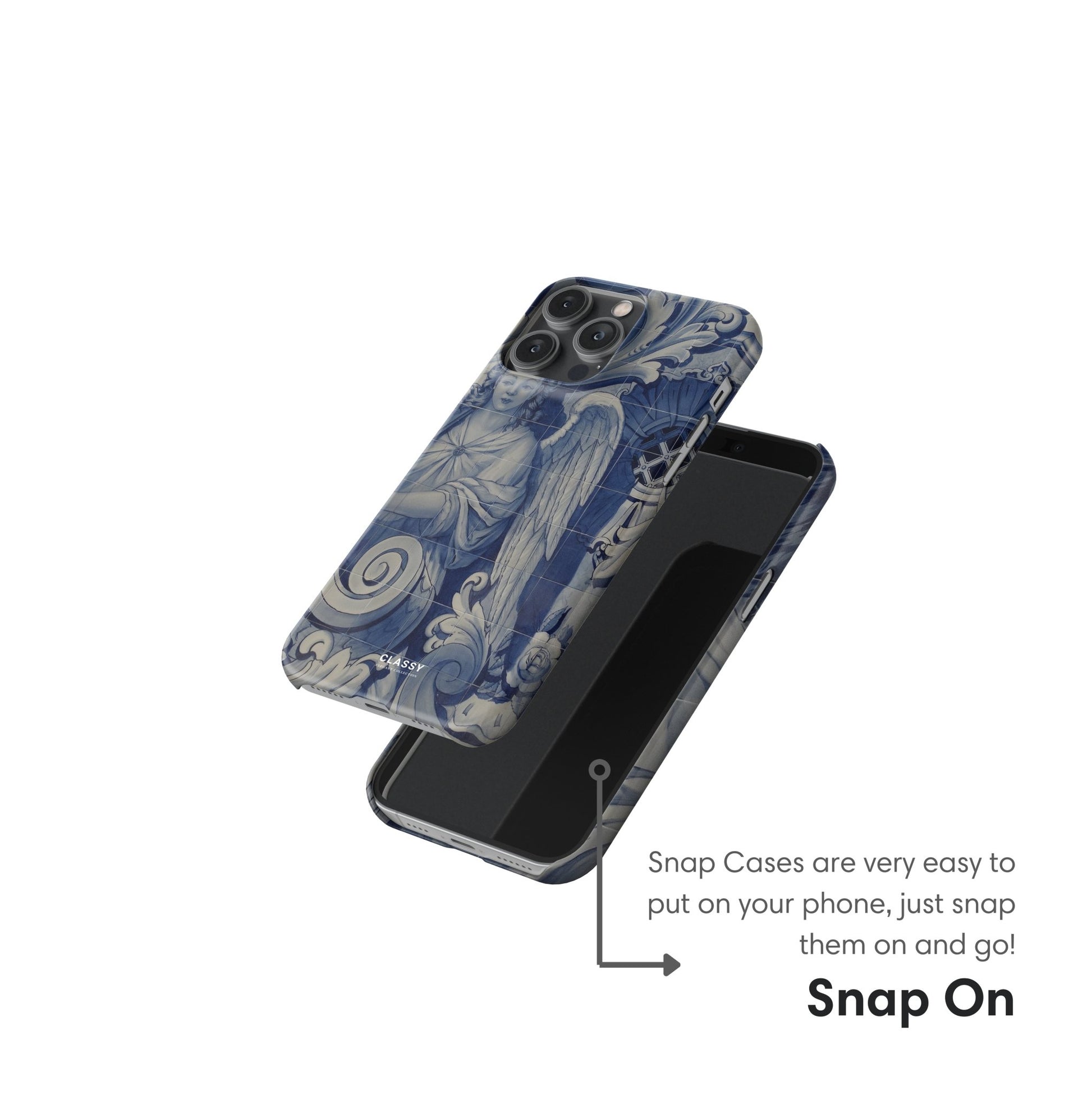 Blue Medieval Art Snap Case - Classy Cases - Phone Case - iPhone 17 - Glossy - 
