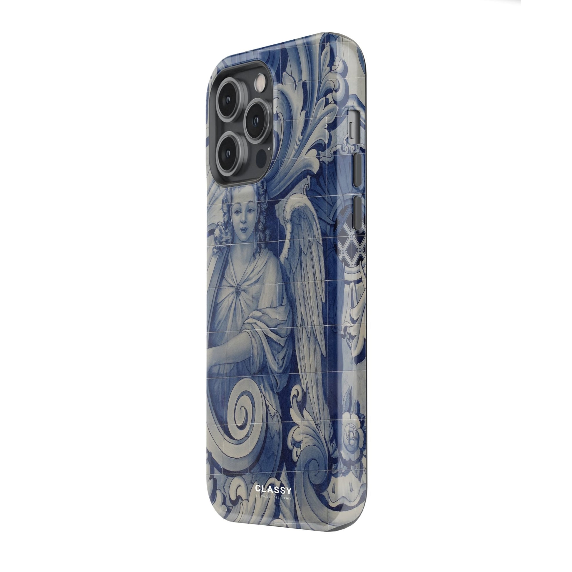 Blue Medieval Art Tough Case - Classy Cases - Phone Case - iPhone 17 - Glossy - 