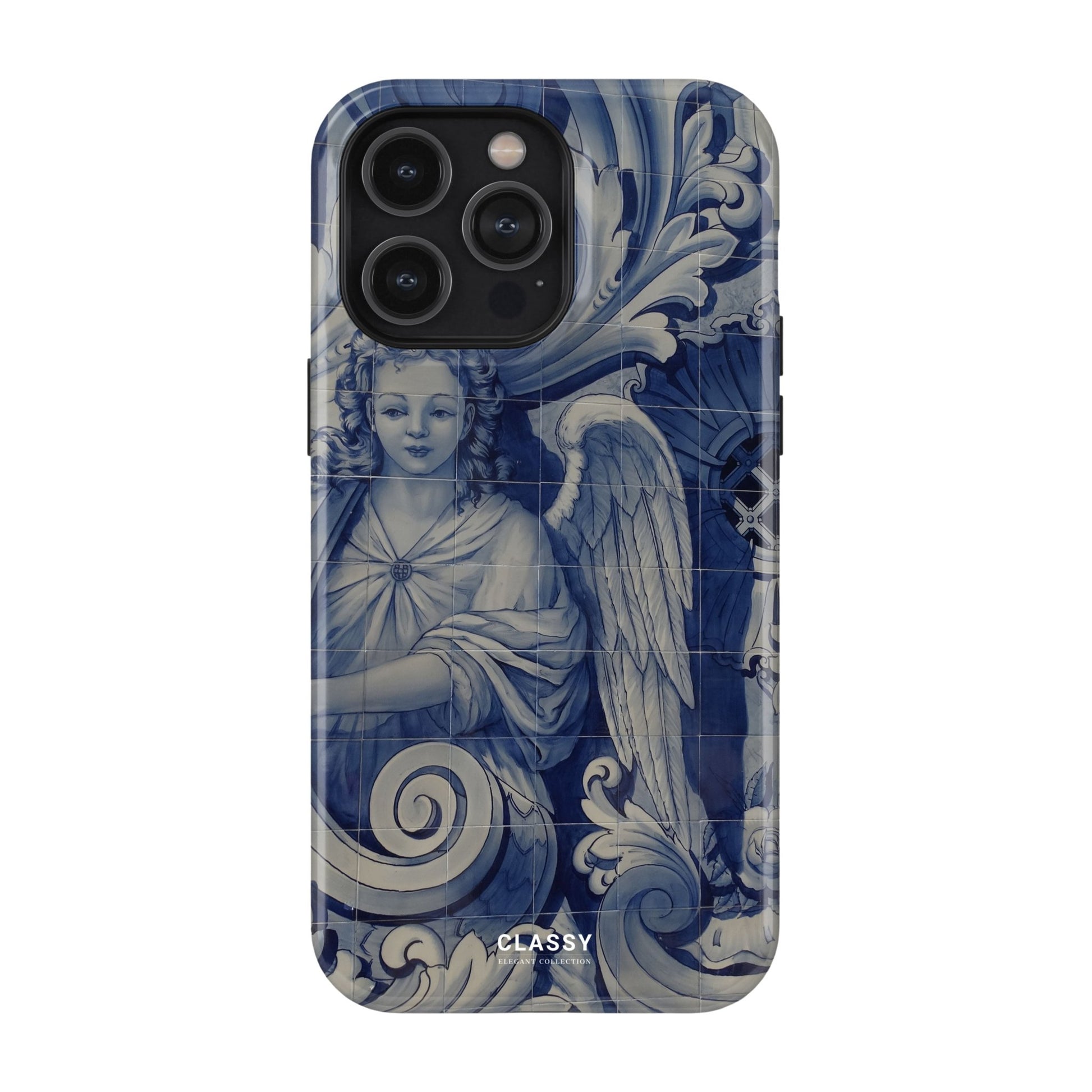 Blue Medieval Art Tough Case - Classy Cases - Phone Case - iPhone 17 - Glossy - 