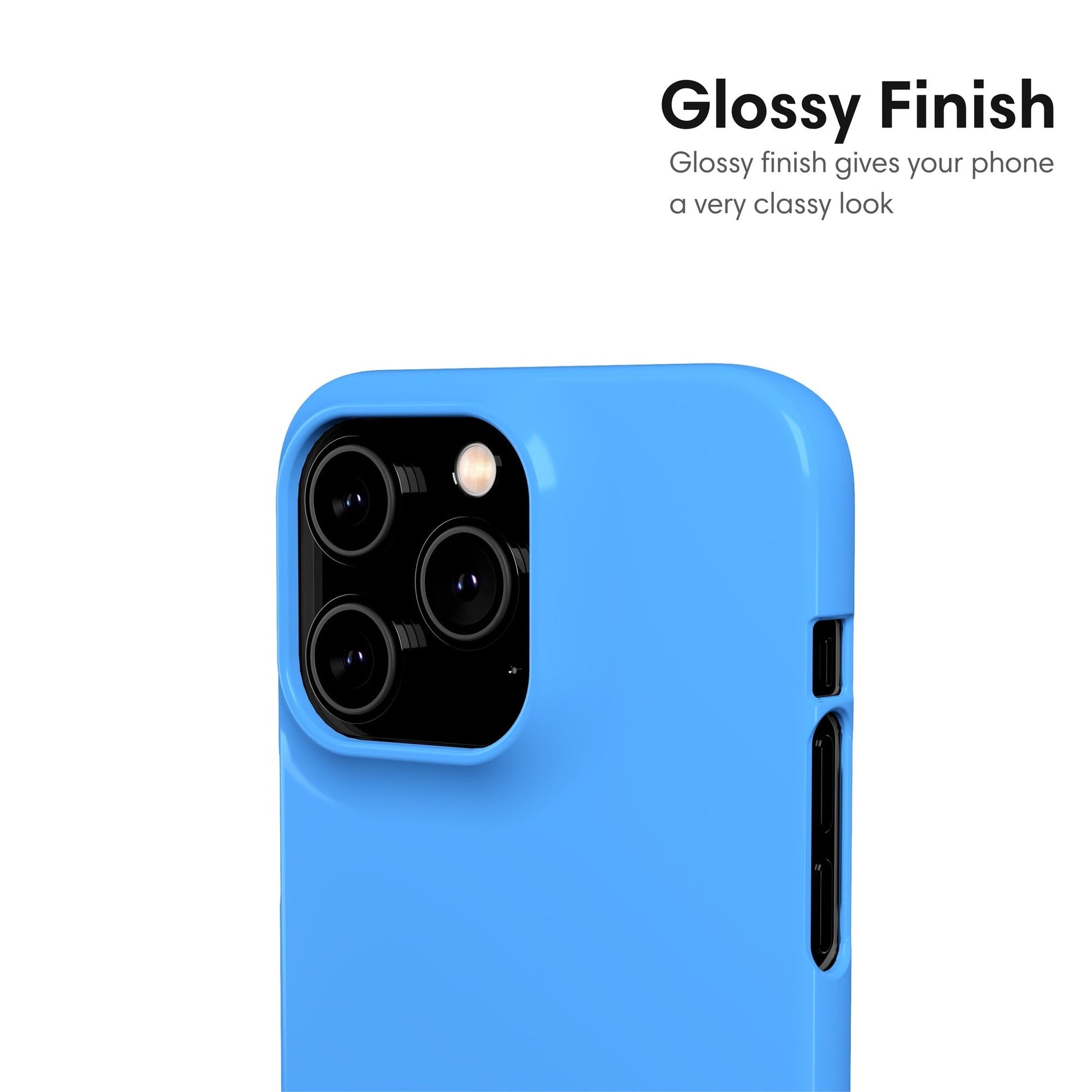 Blue Snap Case - Classy Cases - Phone Case - iPhone 17 - Glossy - 