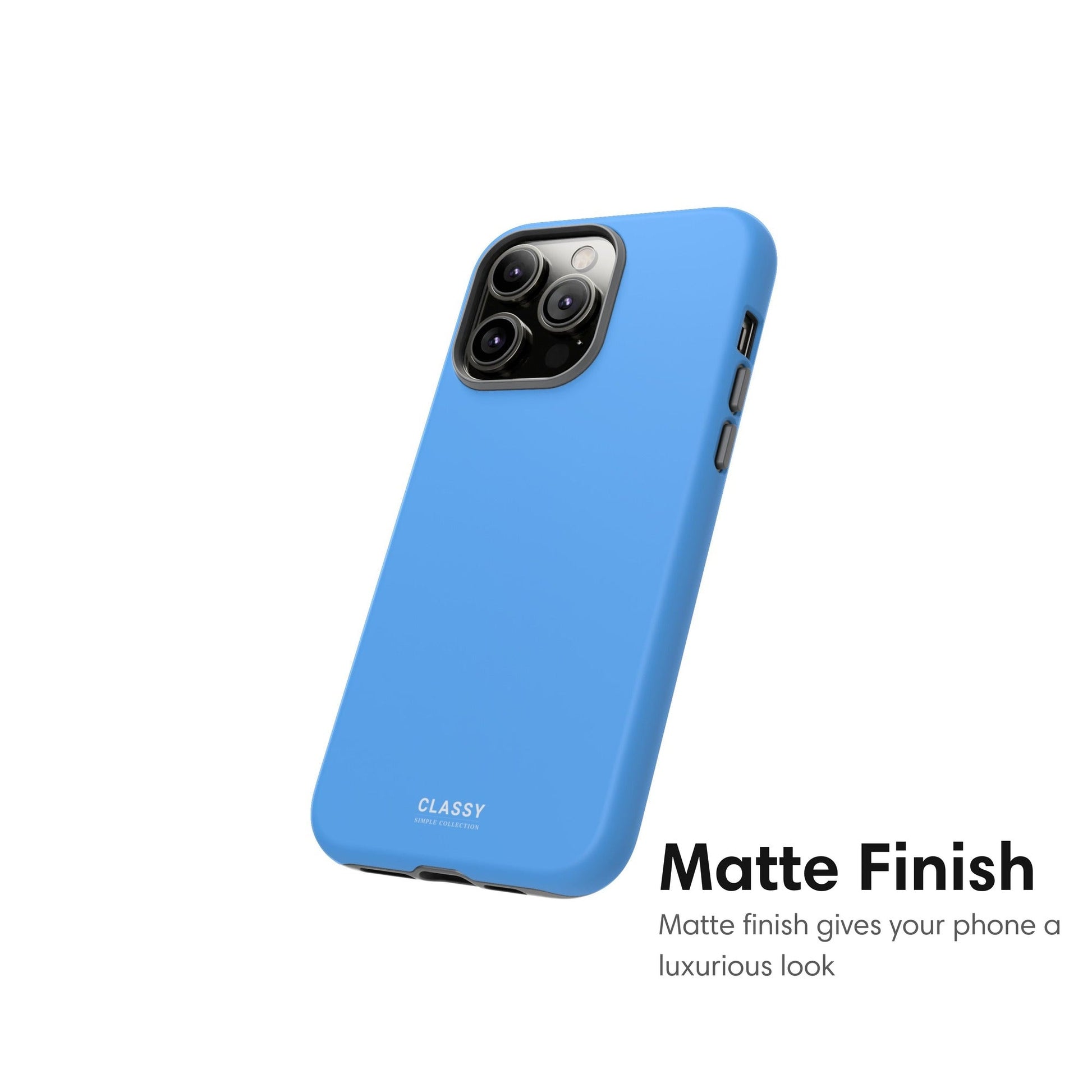 Blue Tough Case - Classy Cases - Phone Case - iPhone 17 - Glossy - 