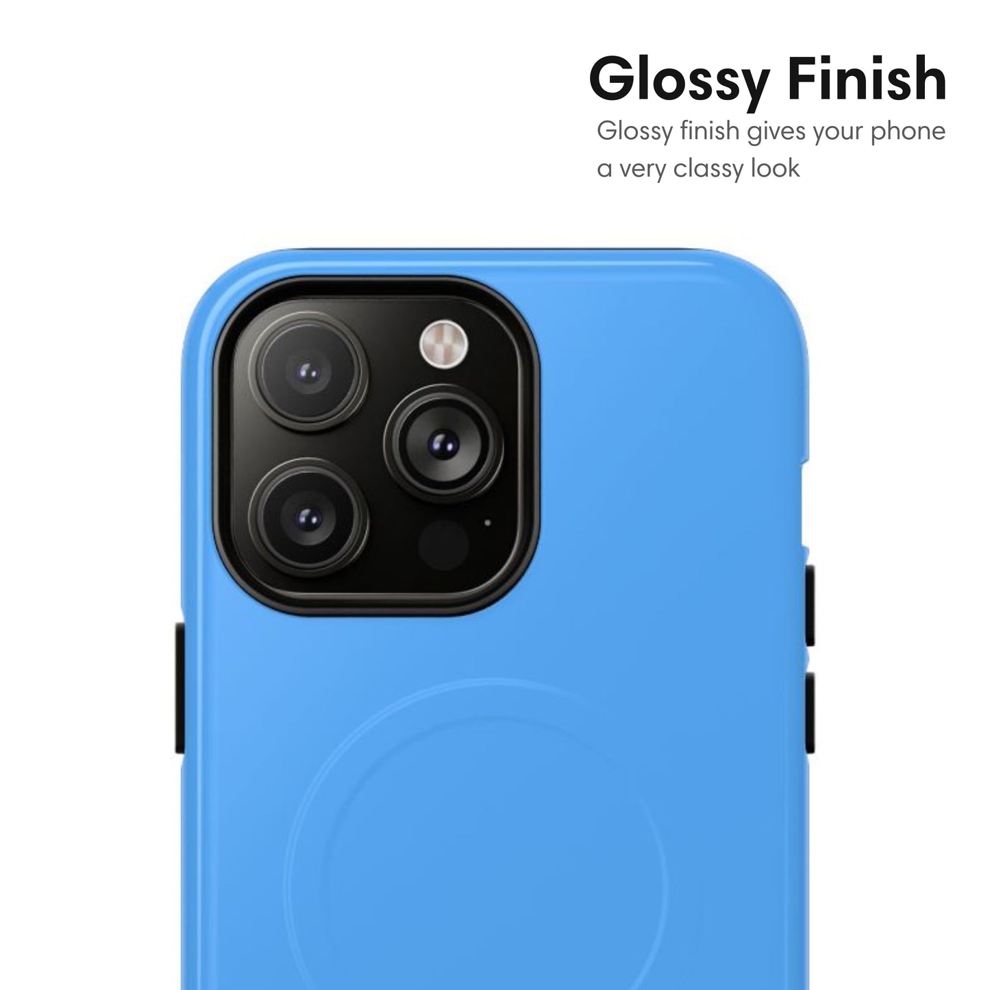 Sky Blue MagSafe Tough Case glossy
