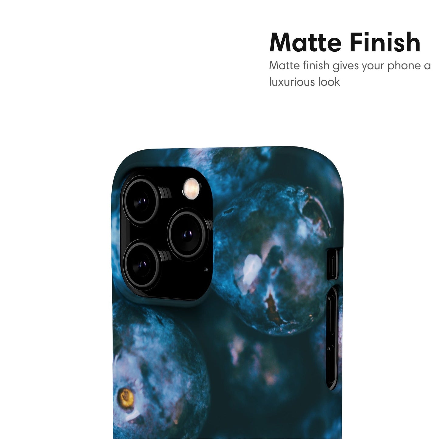 Blueberries Snap Case - Classy Cases - Phone Case - iPhone 17 - Glossy - 