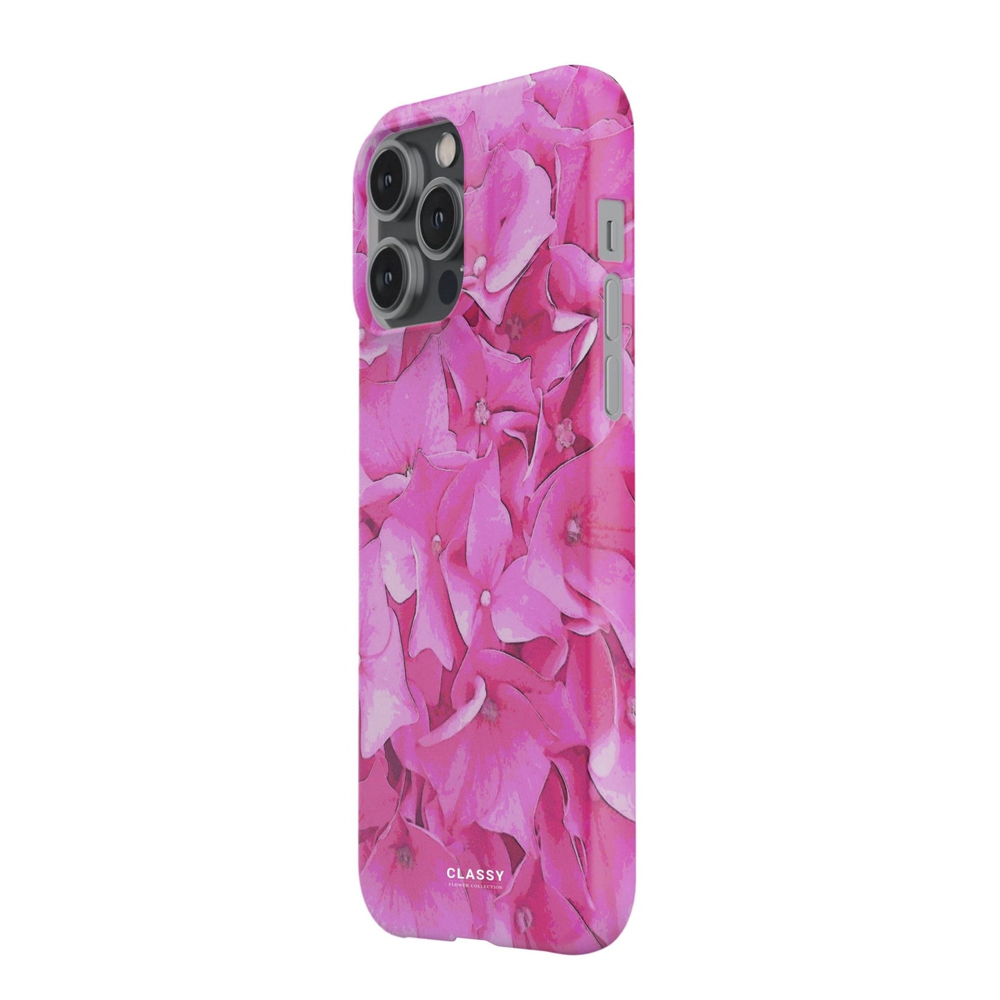 Bright Pink Flowers Snap Case - Classy Cases - Phone Case - iPhone 17 - Glossy - 