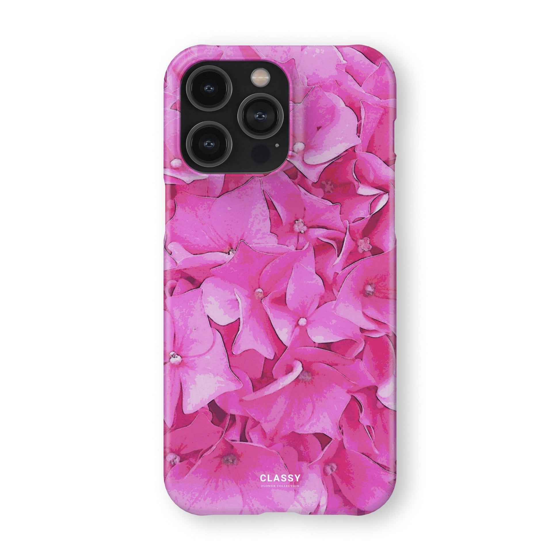 Bright Pink Flowers Snap Case - Classy Cases - Phone Case - iPhone 17 - Glossy - 