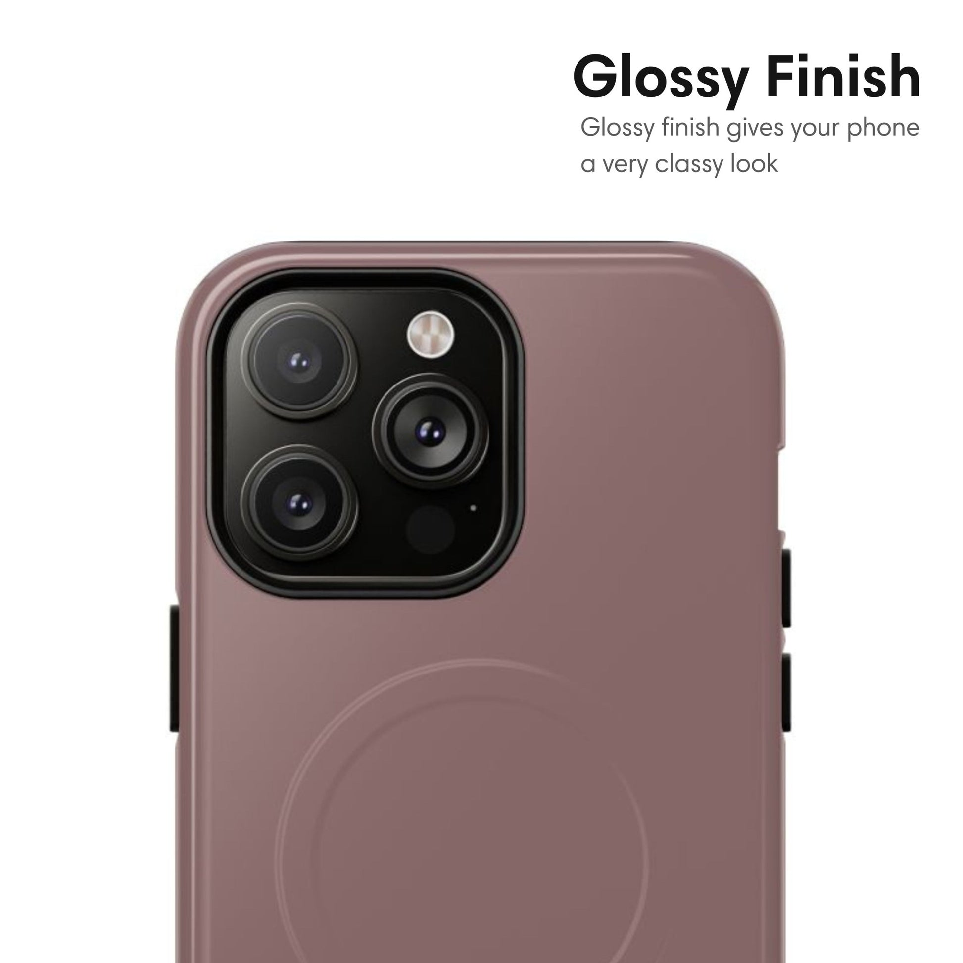 Brown MagSafe Tough Case - Classy Cases - Phone Case - iPhone 17 - Glossy - 