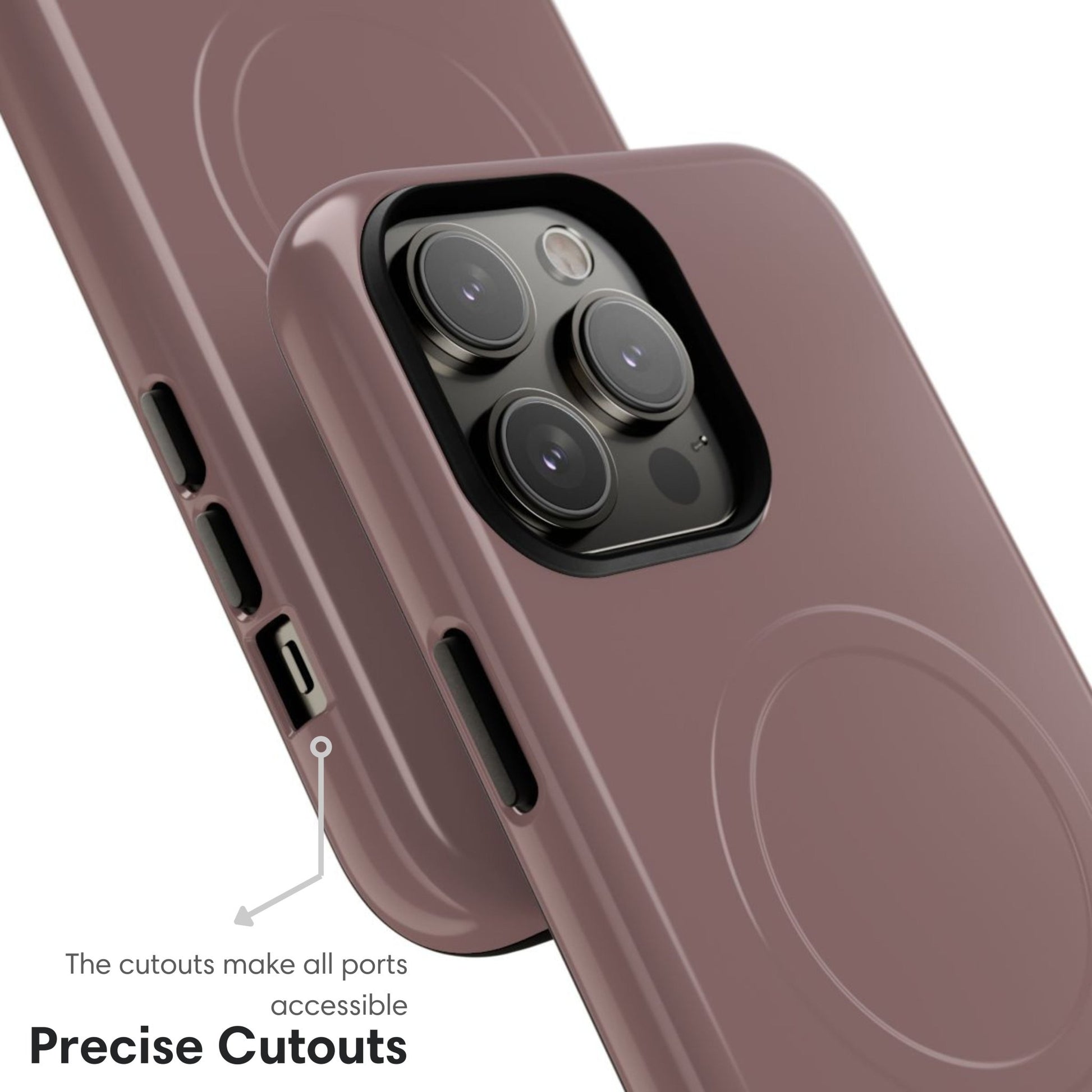 Brown MagSafe Tough Case - Classy Cases - Phone Case - iPhone 17 - Glossy - 