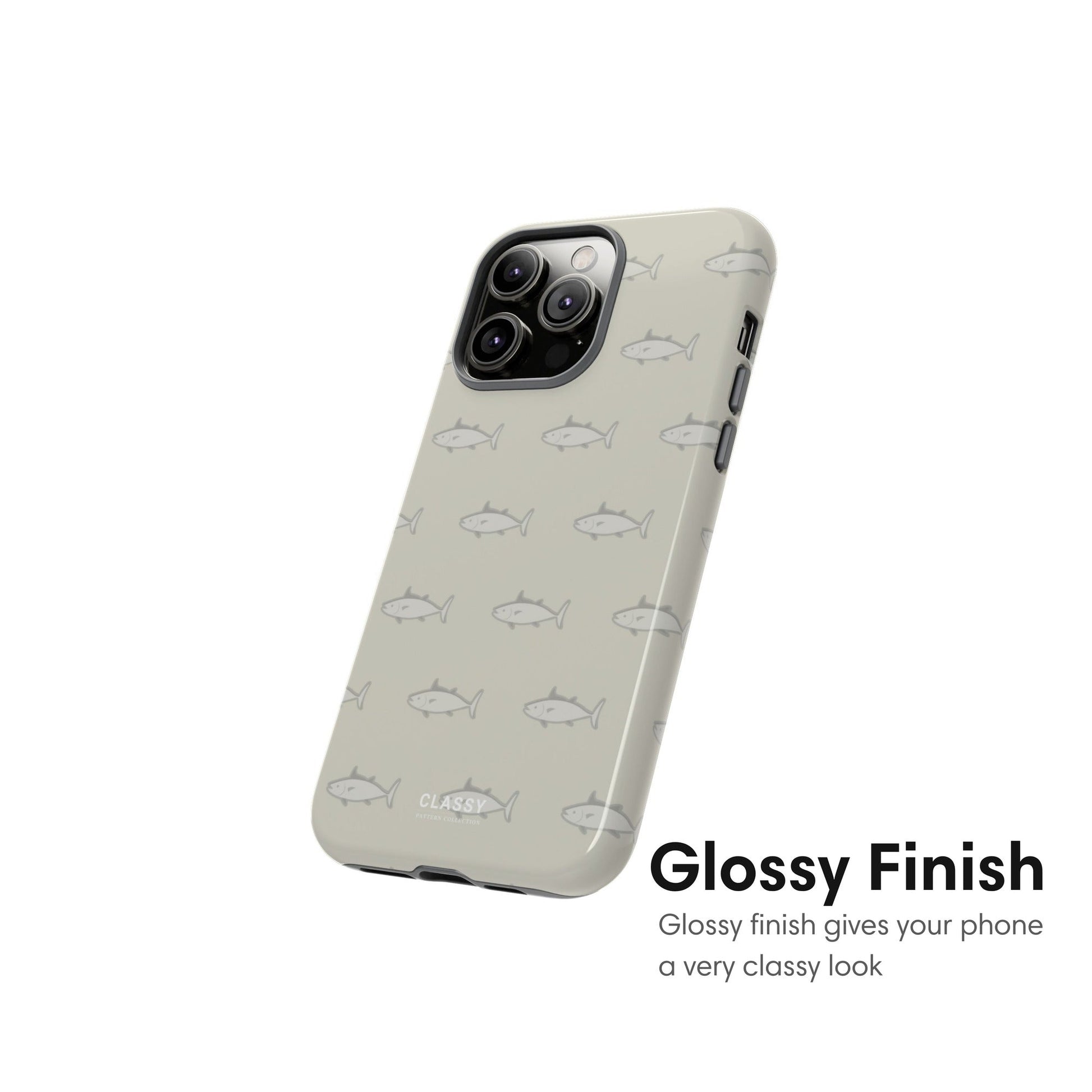 Brown Retro Fish Tough Case - Classy Cases - Phone Case - iPhone 17 - Glossy - 