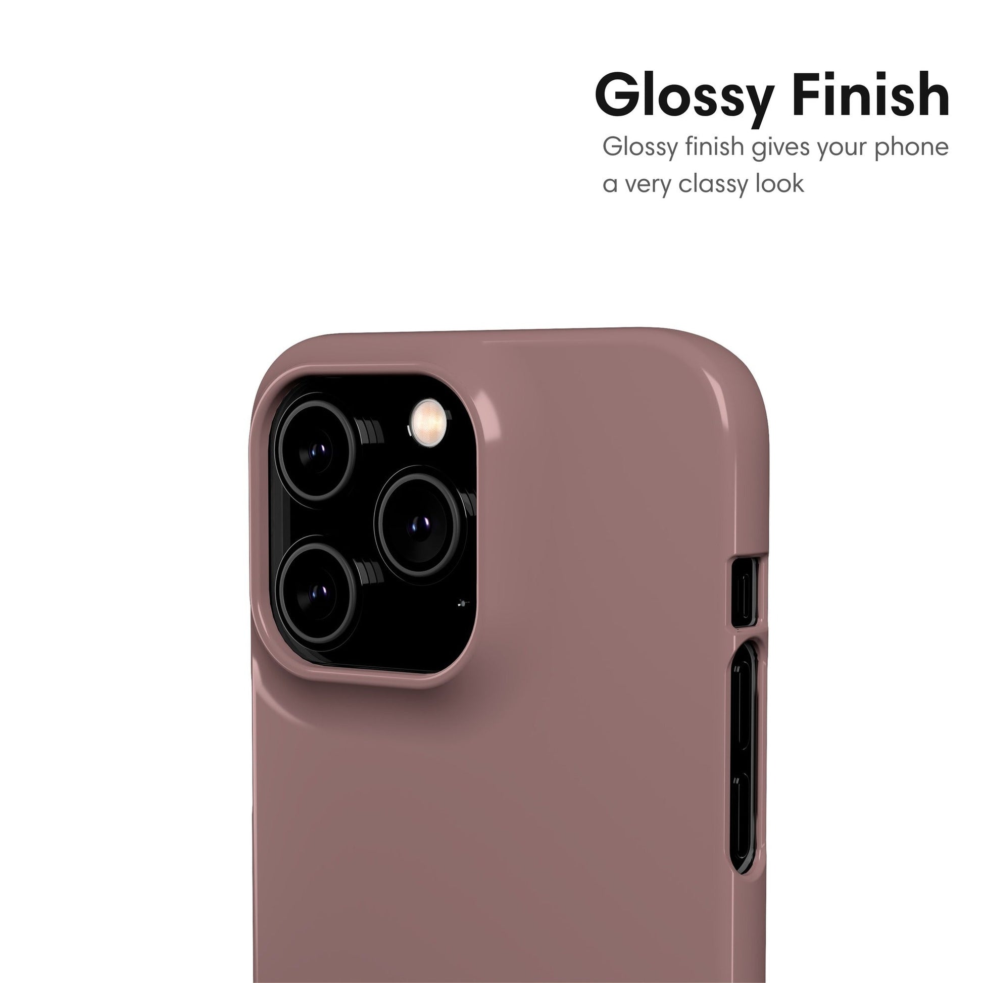 Brown Snap Case - Classy Cases - Phone Case - iPhone 17 - Glossy - 