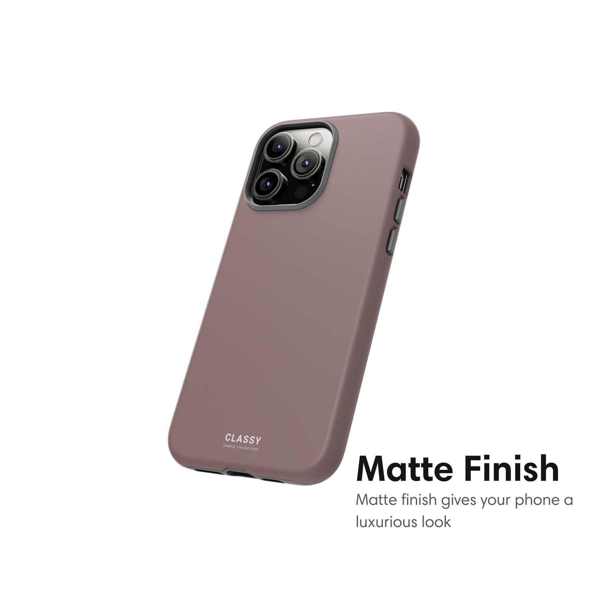 Brown Tough Case - Classy Cases - Phone Case - iPhone 17 - Glossy - 