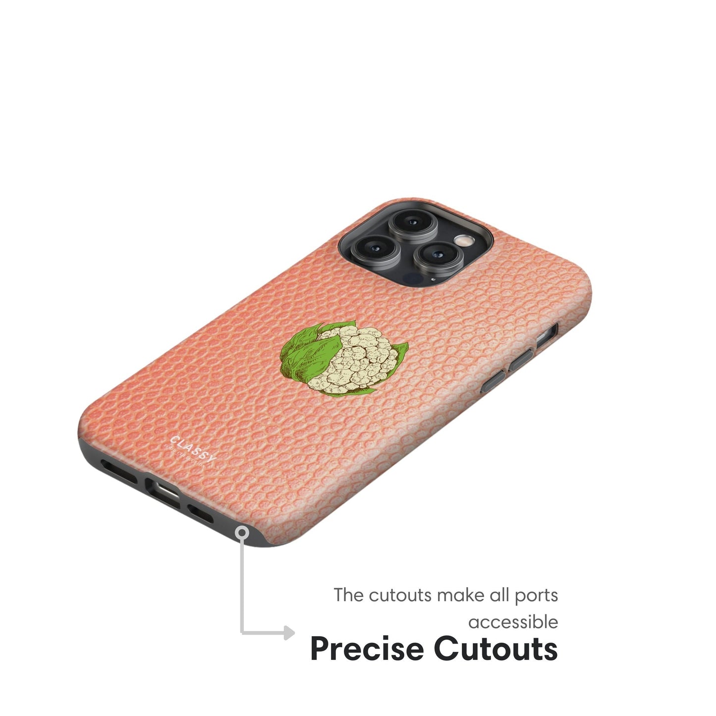 Cauliflower Tough Case - Classy Cases - Phone Case - iPhone 17 - Glossy - 
