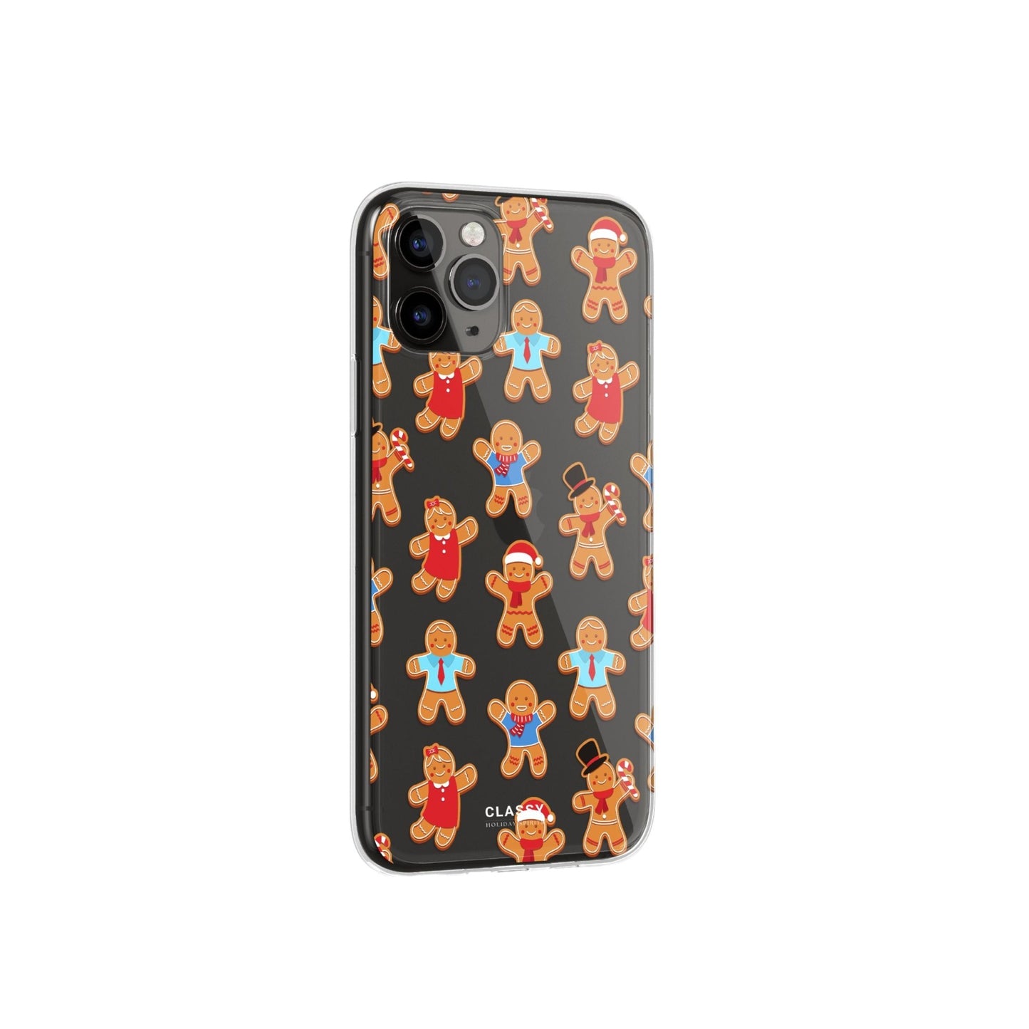 Christmas Gingerbread Man Clear Case - Classy Cases - Phone Case - iPhone 16 Pro - Without gift packaging - 
