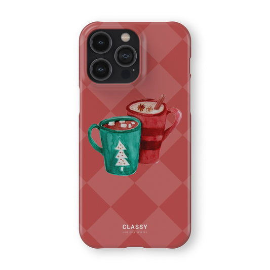 Christmas Snap Case with Mugs - Classy Cases - Phone Case - iPhone 17 - Glossy - 