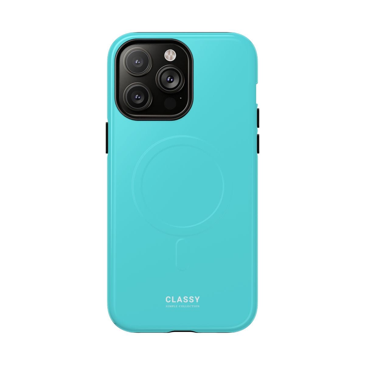 Cian Blue MagSafe Tough Case - Classy Cases - Phone Case - iPhone 17 - Glossy - 