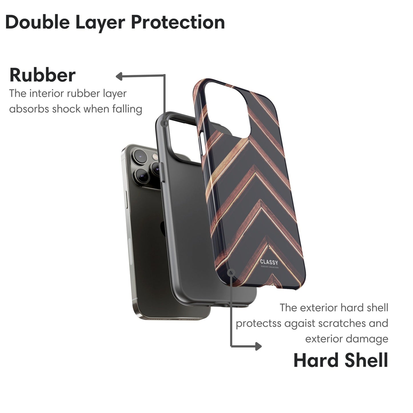 Confusion Tough Case - Classy Cases - Phone Case - iPhone 17 - Glossy - 