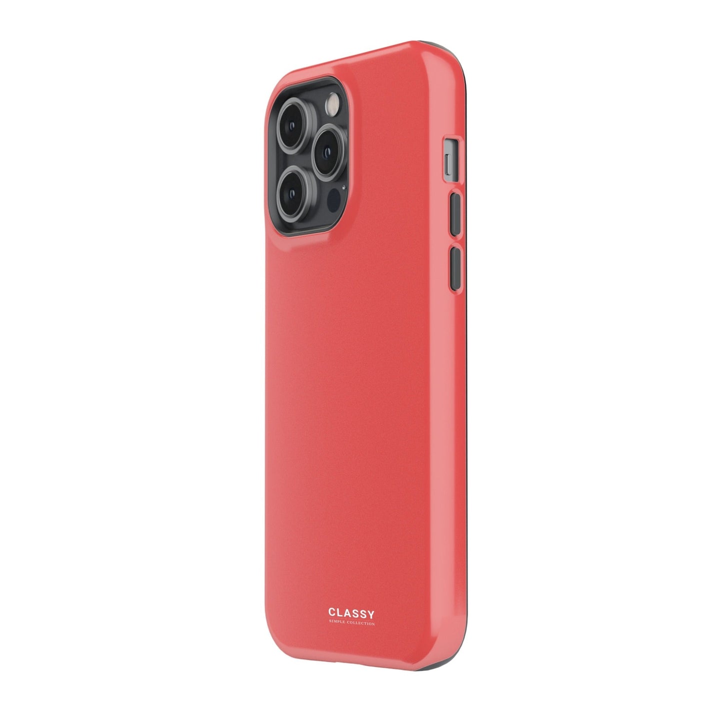Coral Red Tough Case - Classy Cases - Phone Case - iPhone 17 - Glossy - 