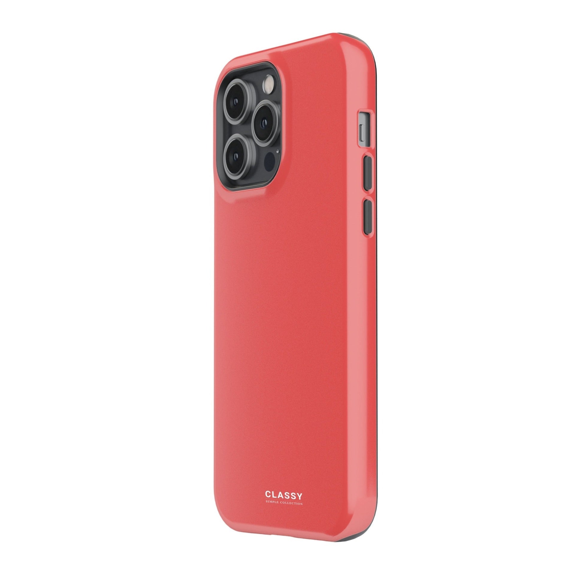Coral Red Tough Case - Classy Cases - Phone Case - iPhone 17 - Glossy - 