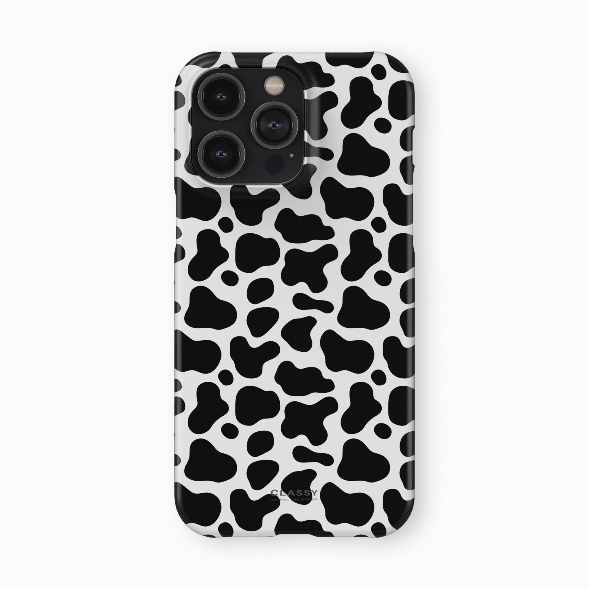 Cow Print Snap Case - Classy Cases - Phone Case - iPhone 17 - Glossy - 