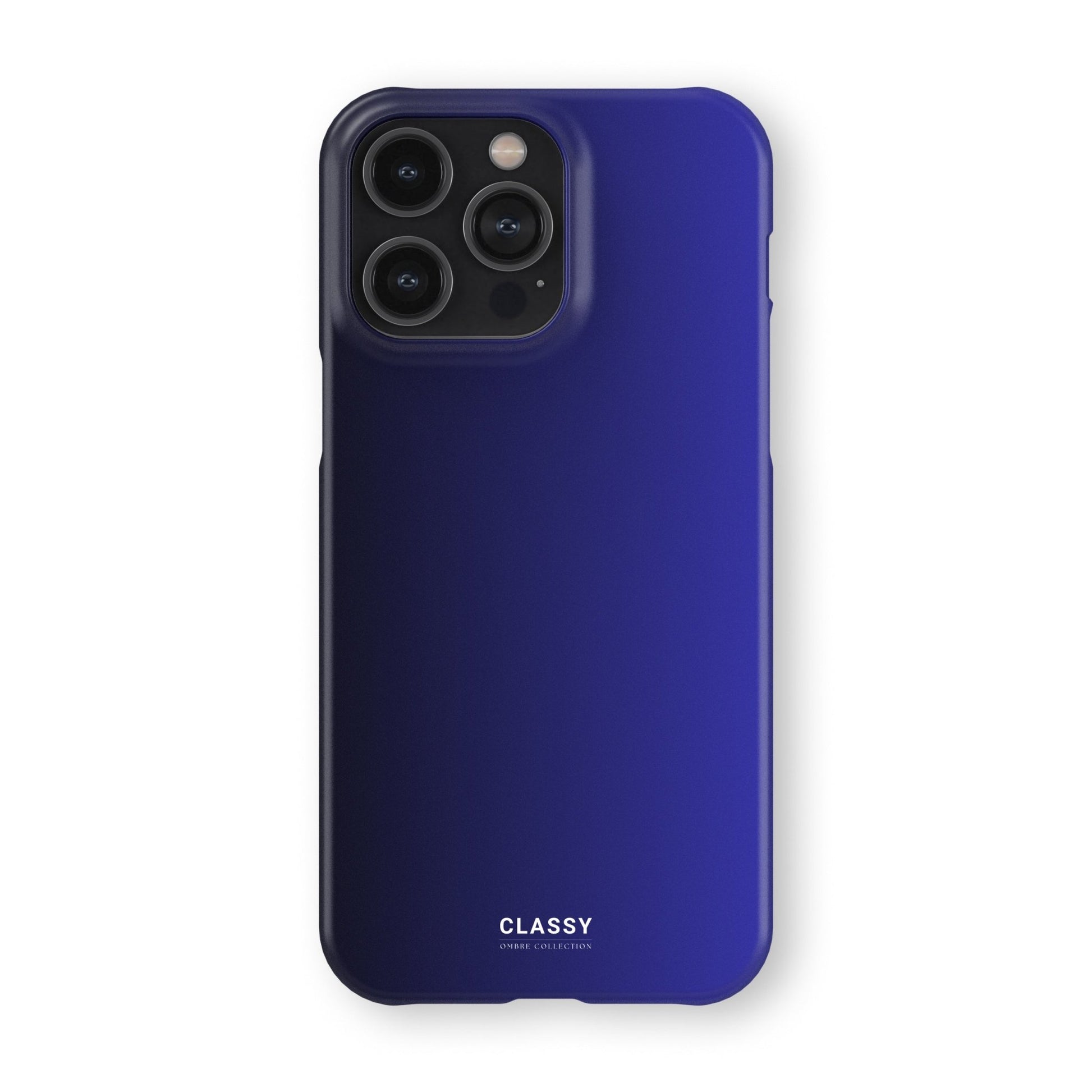 Dark Blue Ombre Snap Case - Classy Cases - Phone Case - iPhone 17 - Glossy - 