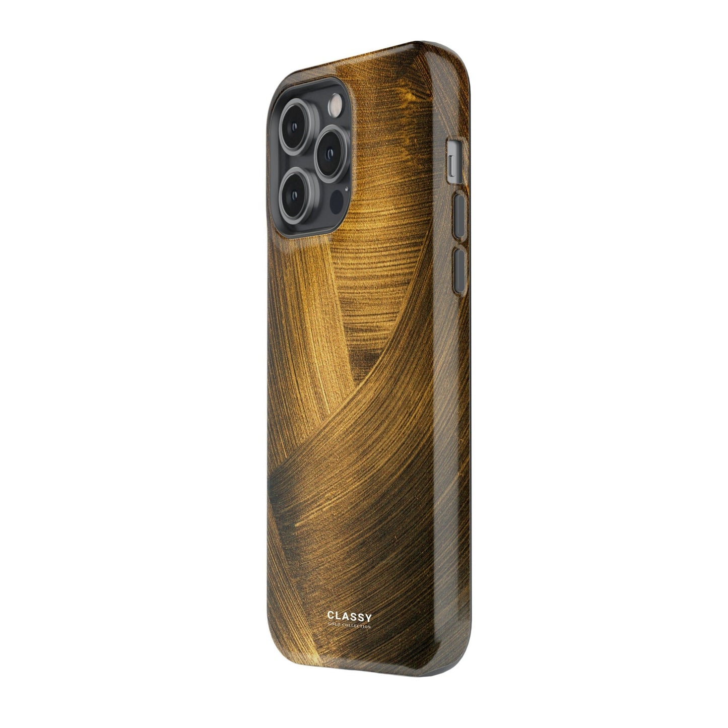 Dark Gold Pattern Tough Case - Classy Cases - Phone Case - iPhone 17 - Glossy - 