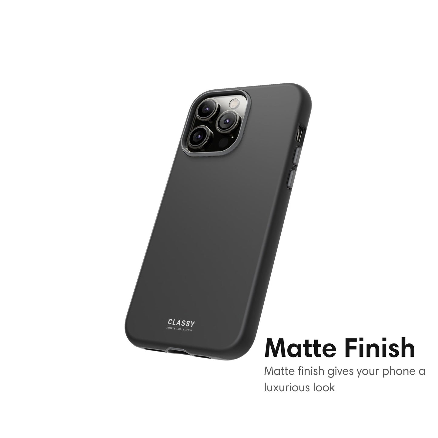 Dark Gray Tough Case - Classy Cases - Phone Case - iPhone 17 - Glossy - 
