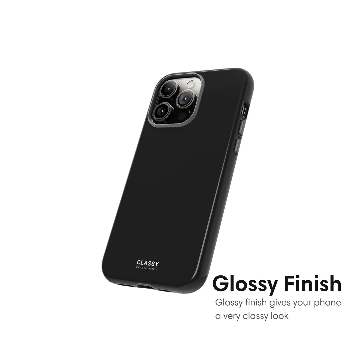 Dark Gray Tough Case - Classy Cases - Phone Case - iPhone 17 - Glossy - 
