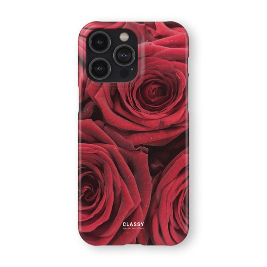 Dark Red Roses Snap Case - Classy Cases - Phone Case - iPhone 17 - Glossy - 