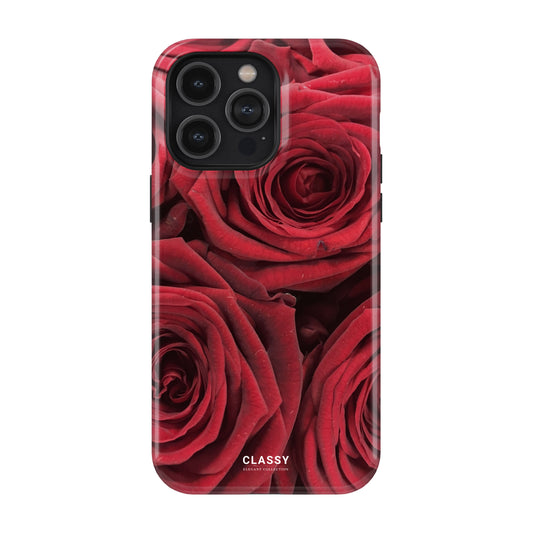 Dark Red Roses Tough Case front