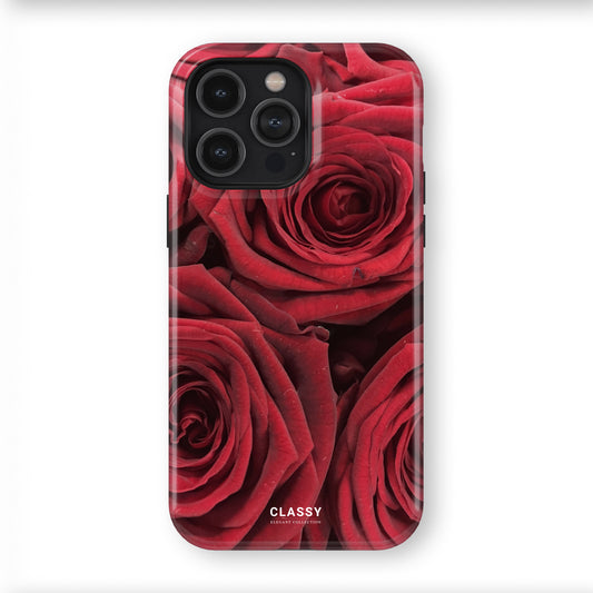 Dark Red Roses Tough Case front