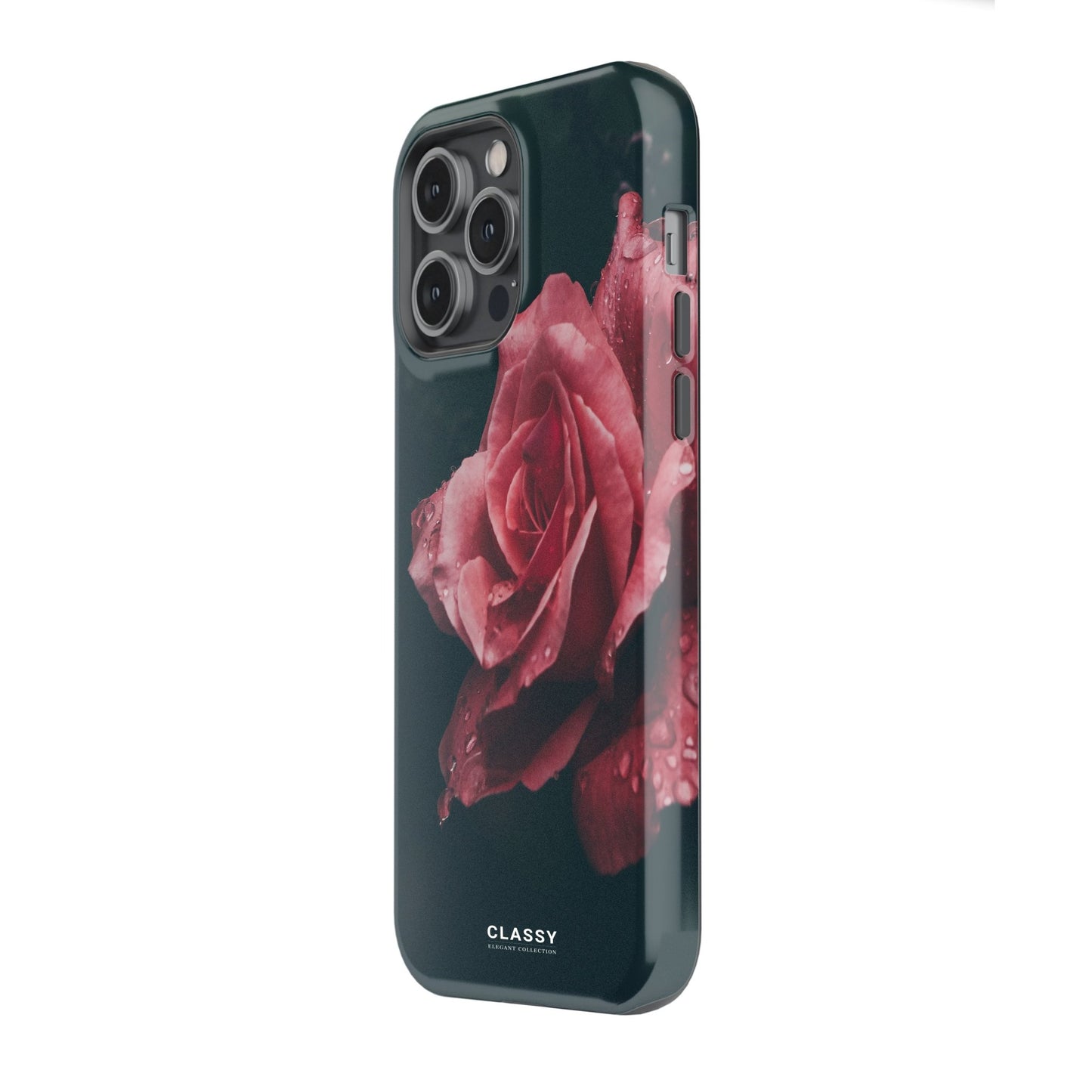 Dark Rose Tough Case - Classy Cases - Phone Case - iPhone 17 - Glossy - 