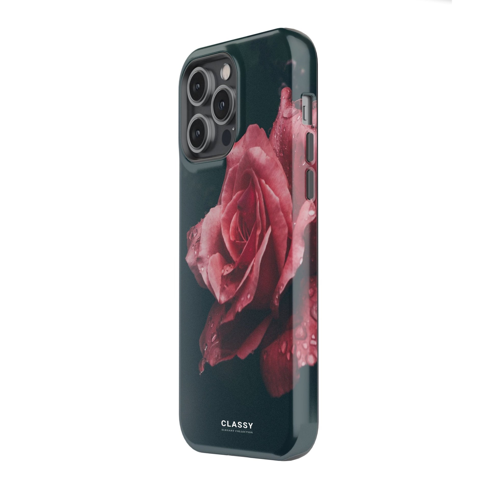 Dark Rose Tough Case - Classy Cases - Phone Case - iPhone 17 - Glossy - 