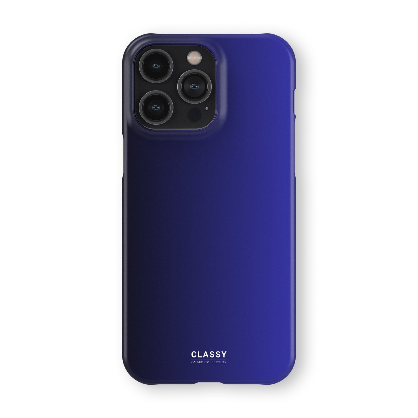 Dark Blue Ombre Snap Case front